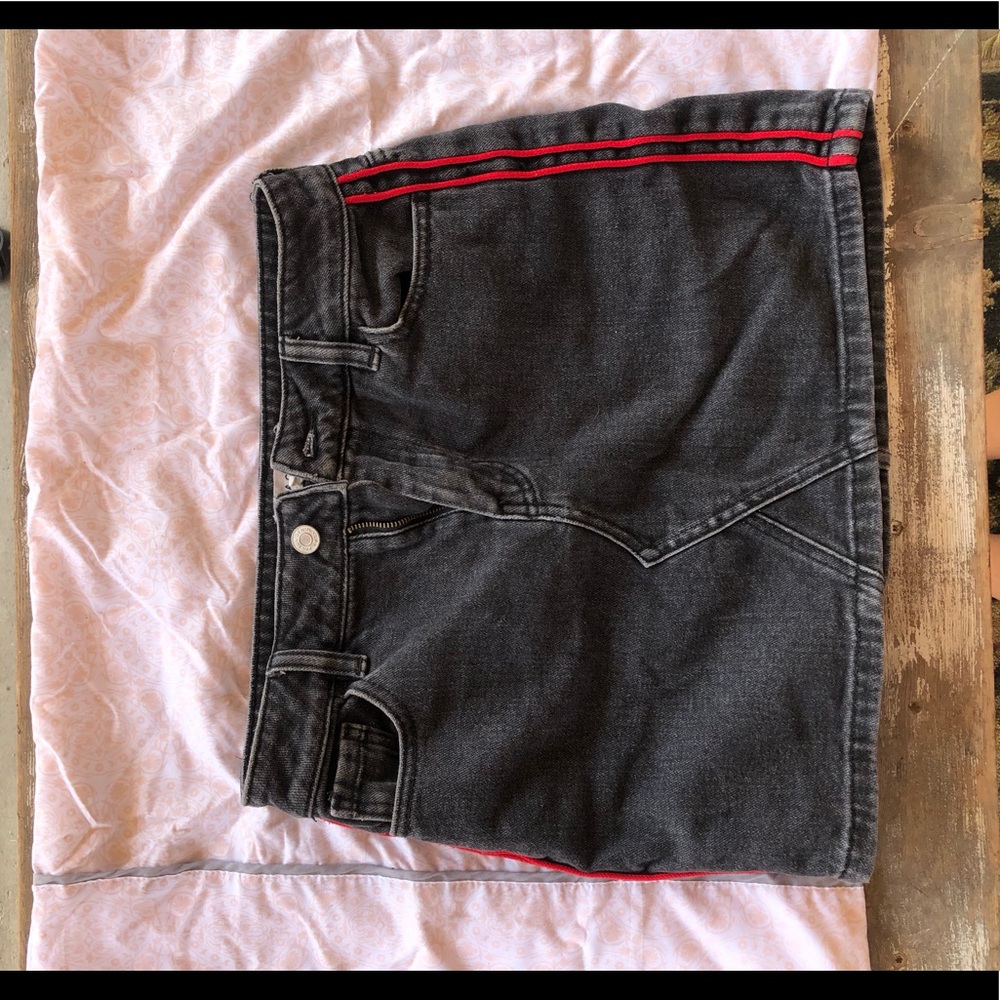 Black Pacsun Jean Skirt